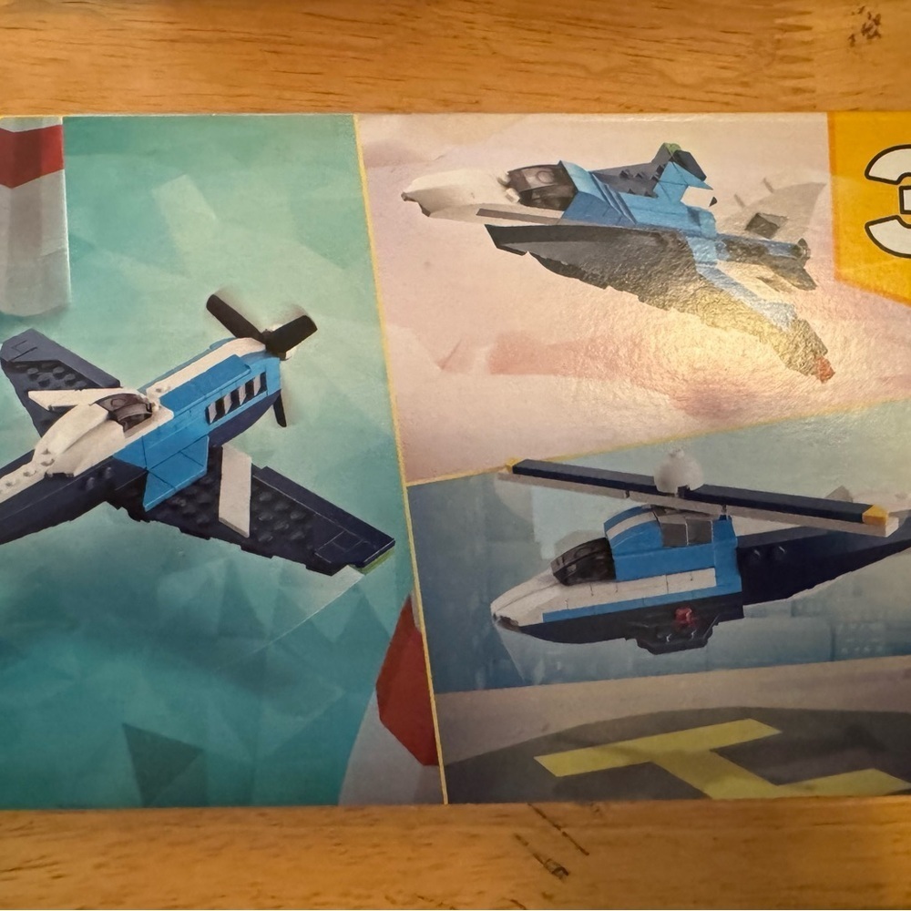 LEGO Creator 3in1 Aircraft Race Plane Toys - Building Toys W/ 3 Building Options - Picture 5 of 6